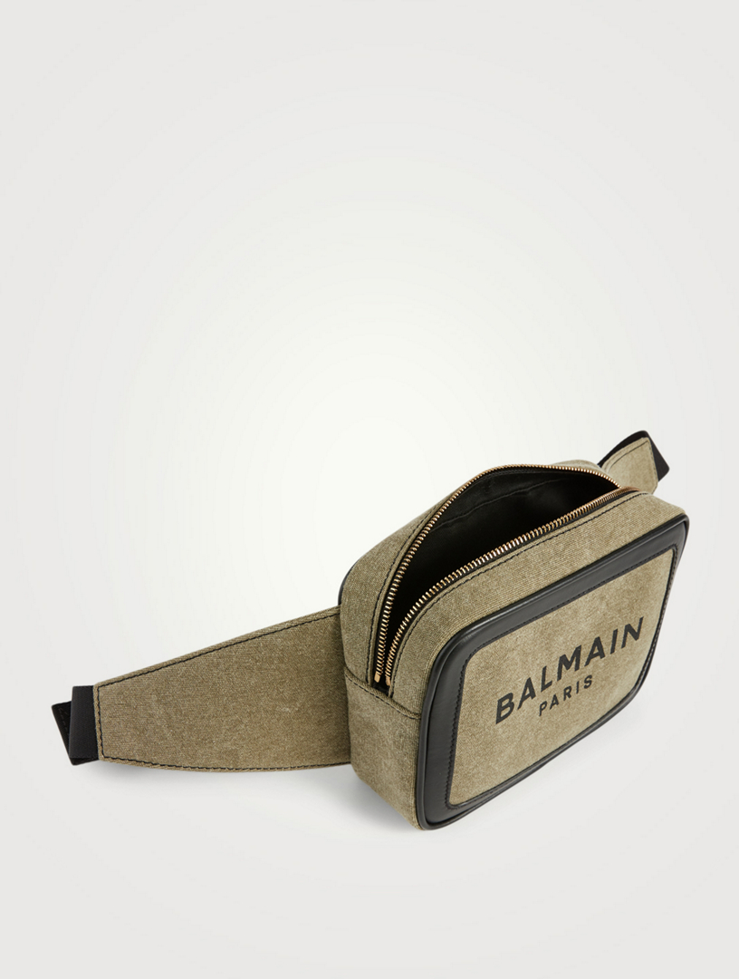 B-Army Canvas Belt Bag With Logo