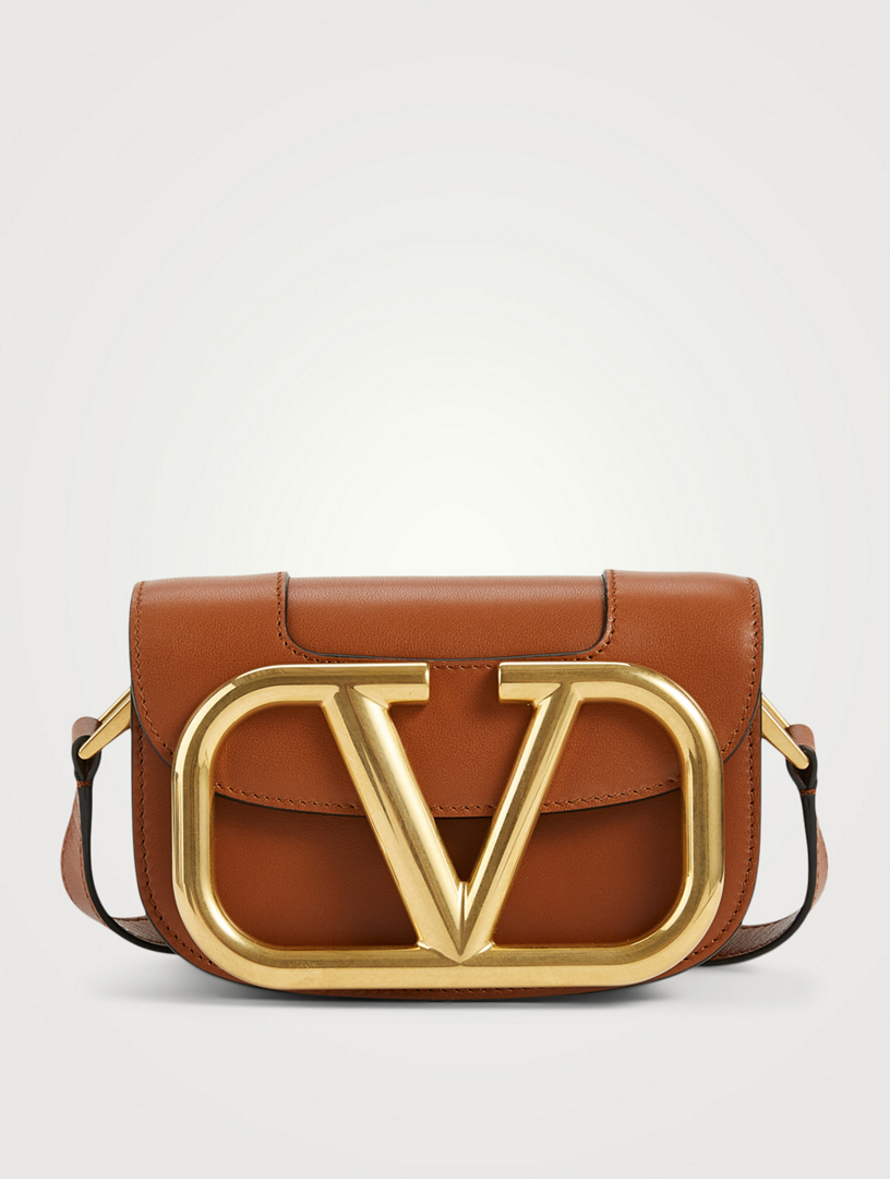 Small Supervee Leather Crossbody Bag