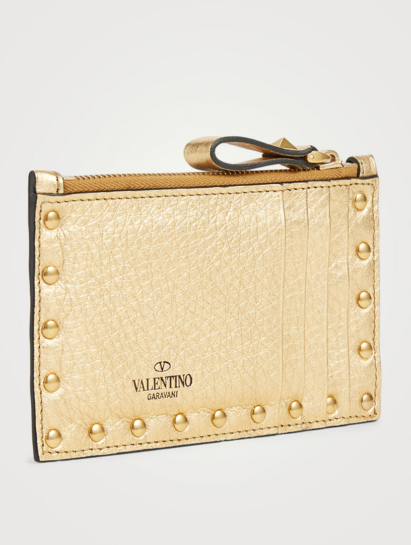 Valentino rockstud coin purse hot sale