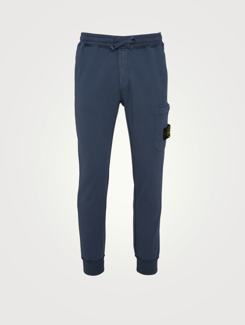 STONE ISLAND Cotton Fleece Jogger Pants | Holt Renfrew