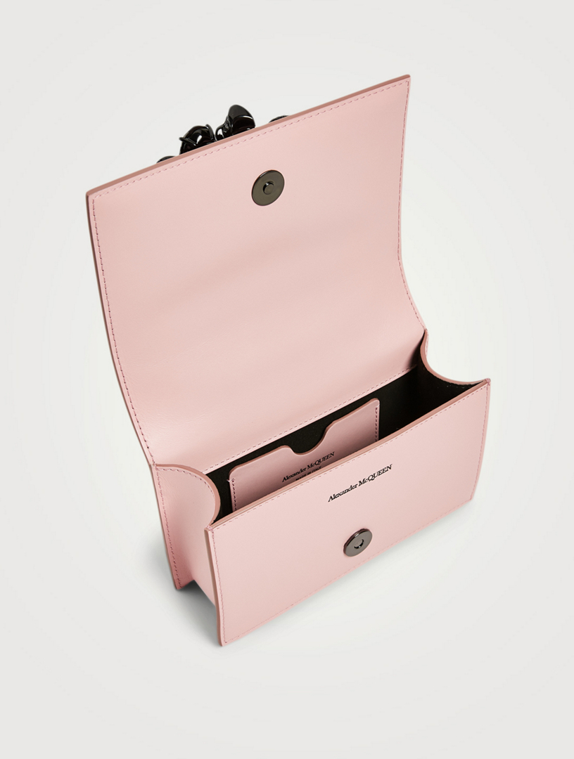 Mini Leather Jewelled Satchel Bag