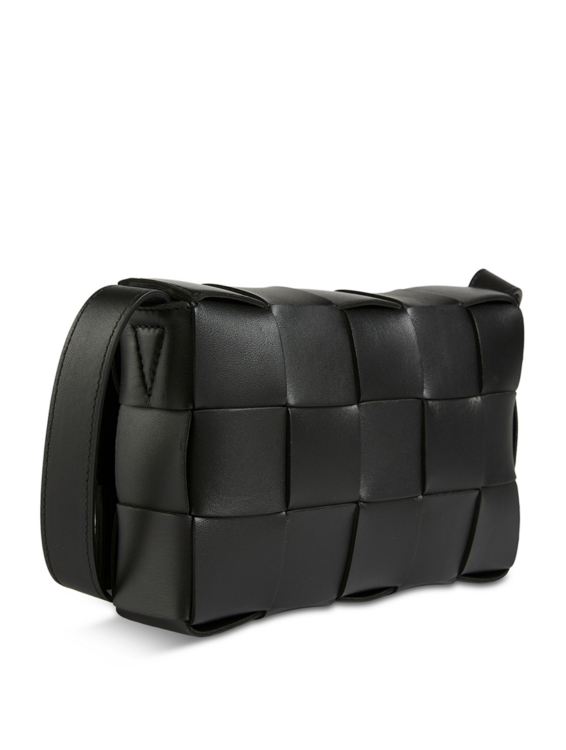 BOTTEGA VENETA Cassette Intrecciato Leather Crossbody Bag