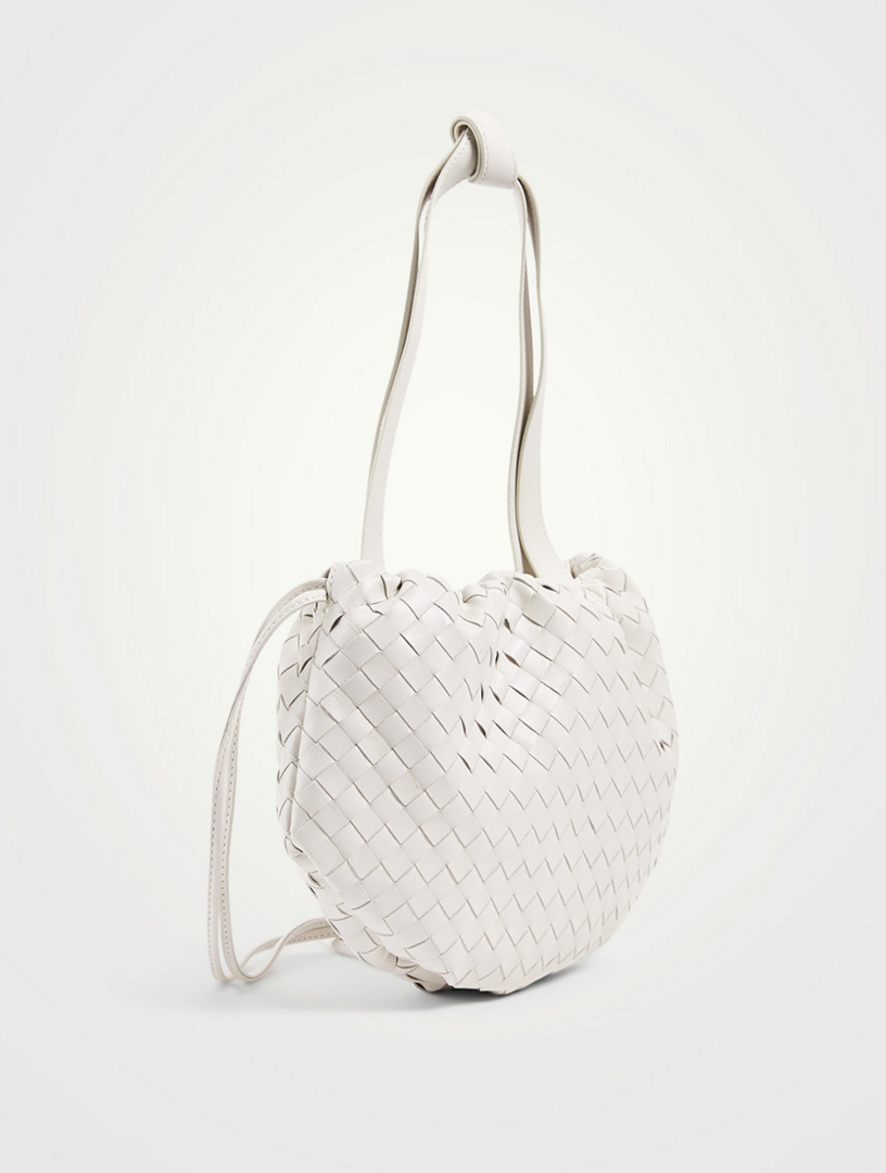 Bottega Veneta Bulb Shoulder Bag Intrecciato Nappa Small Neutral