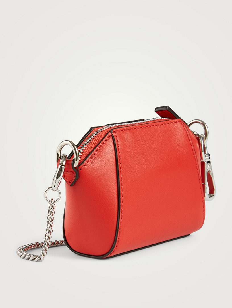 Baby antigona leather charm bag new arrivals