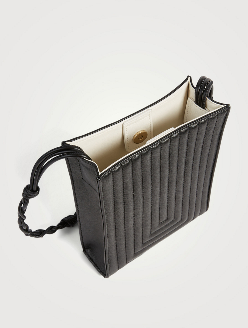 Small Tangle Quilted Leather Crossbody Bag