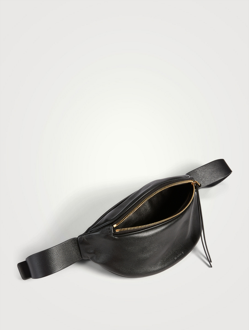 Small Moon Leather Belt Bag