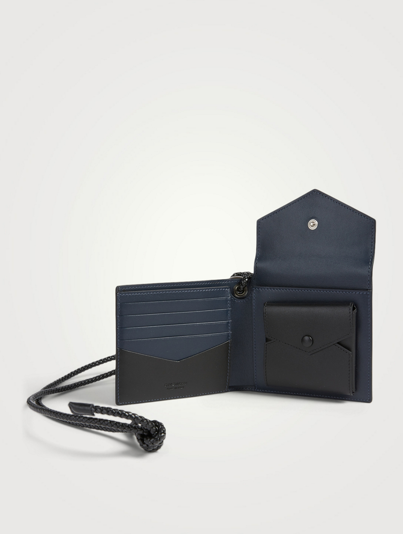 Small Antigona Leather Wallet With Strap