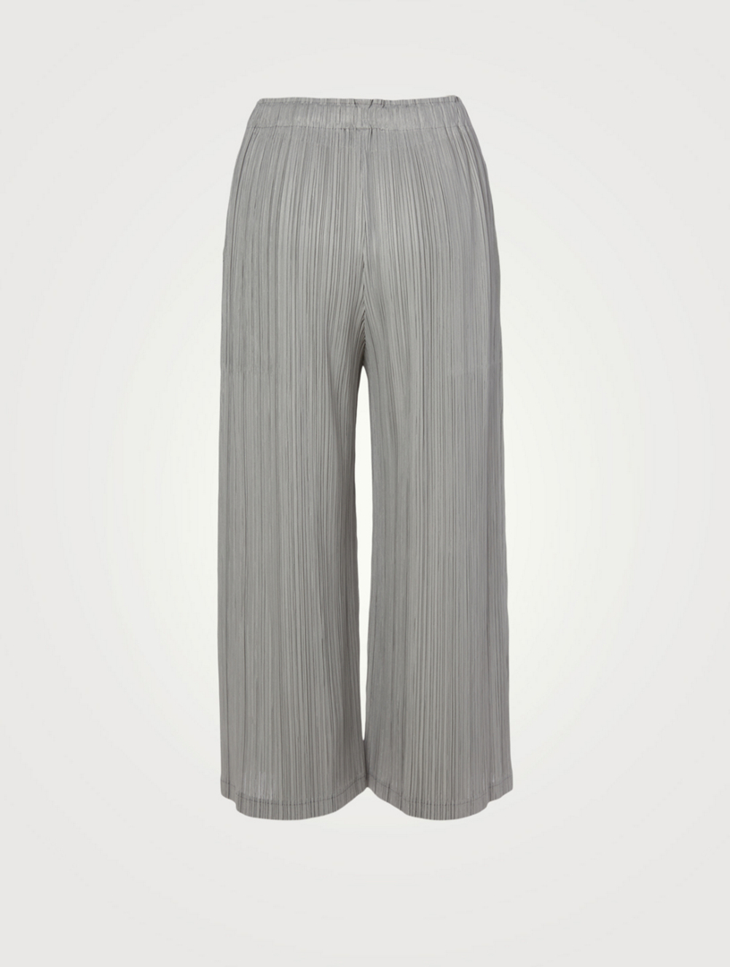 PLEATS PLEASE ISSEY MIYAKE Thicker Bottoms 2 Straight-Leg Pants