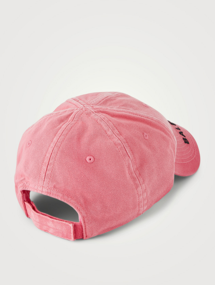 BALENCIAGA Washed Denim Ball Cap With Logo | Holt Renfrew
