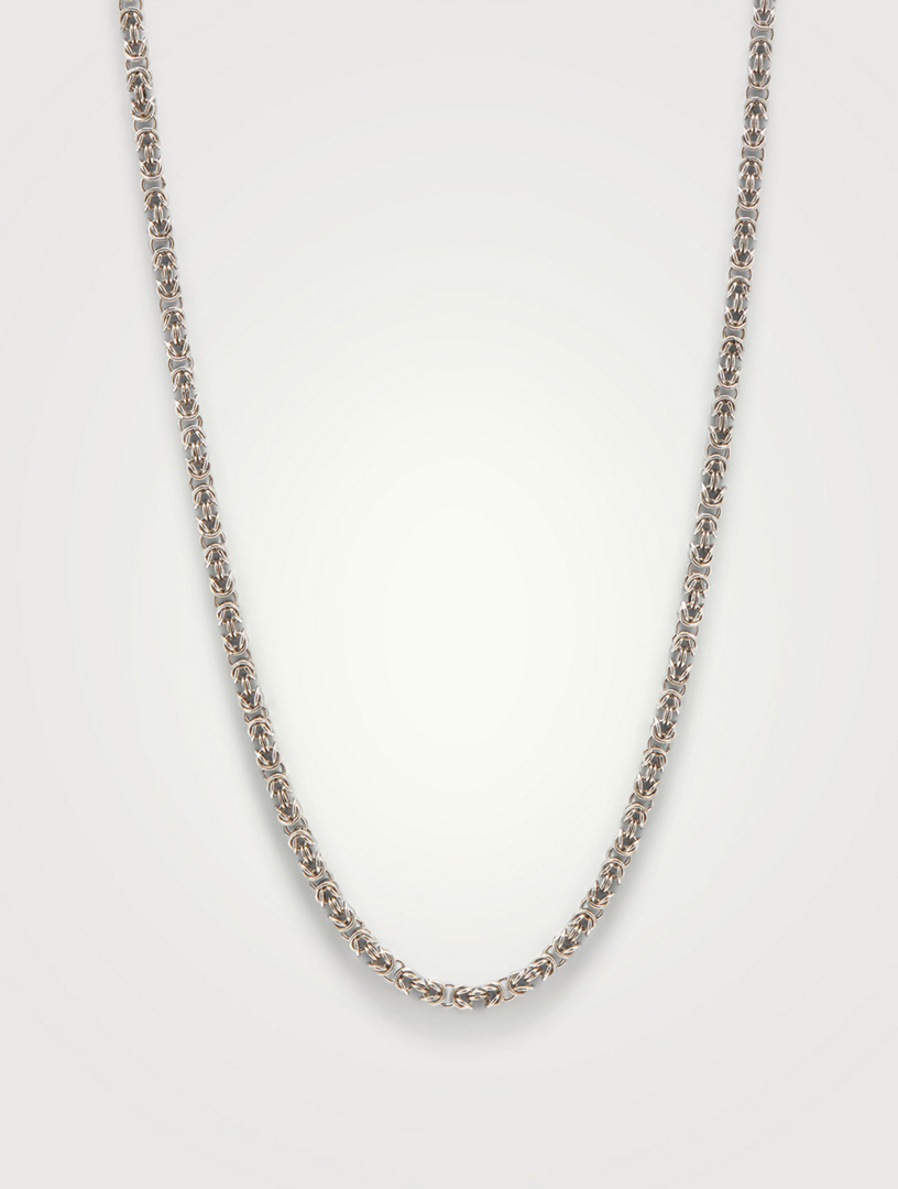 Sterling Silver Byzantine Necklace