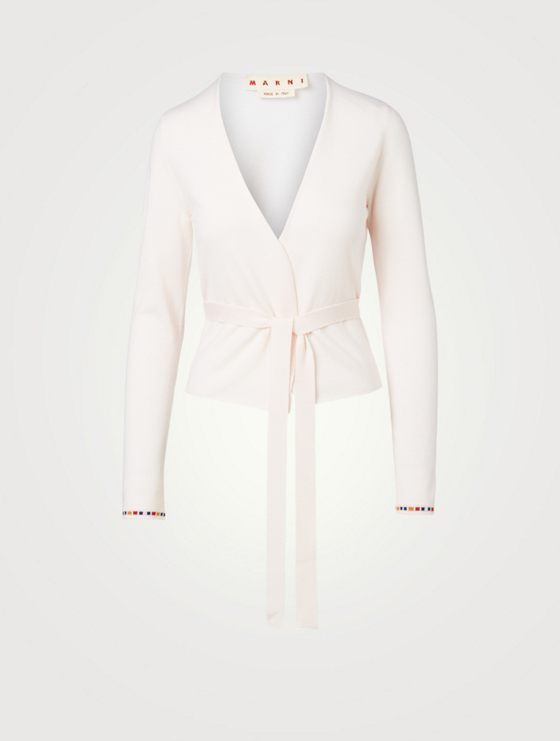 Cream 2024 wrap sweater