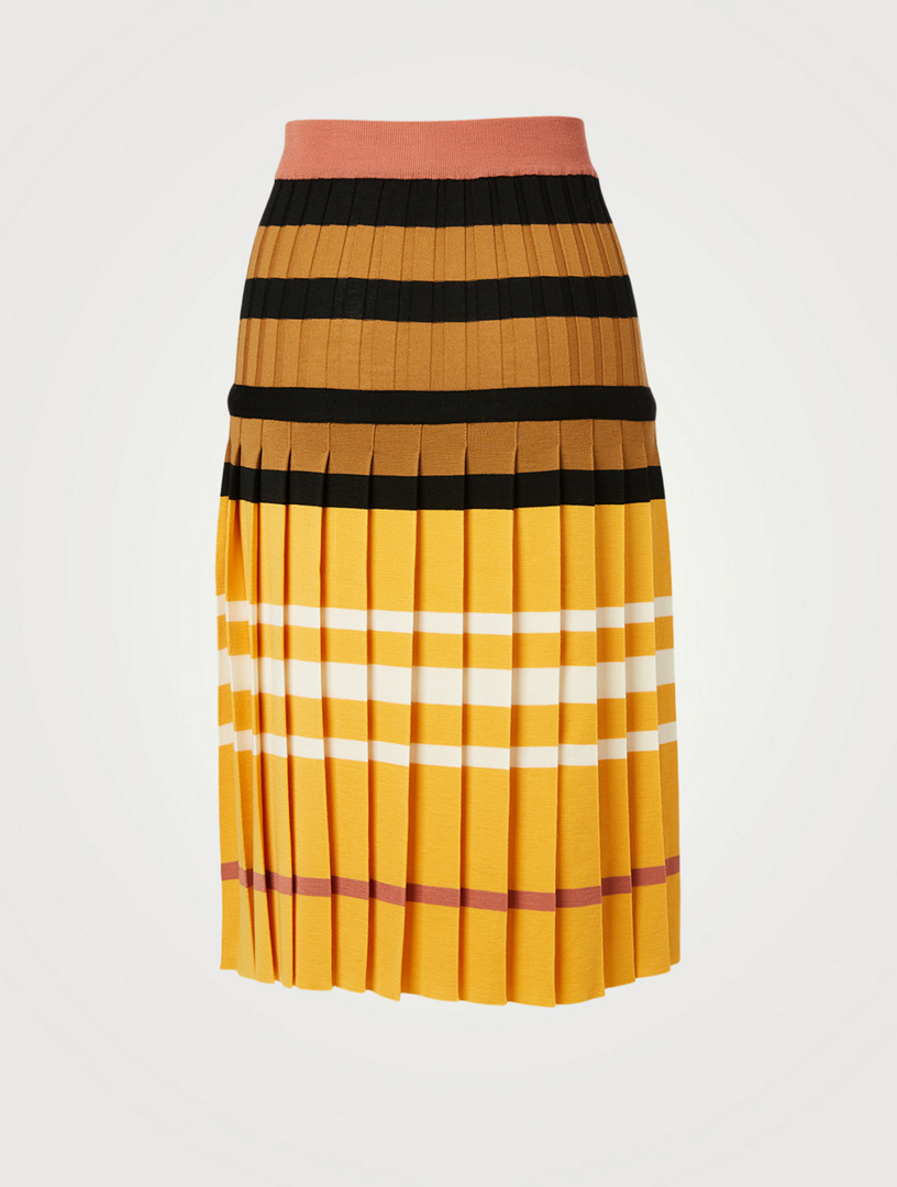 Brown pencil 2025 skirt yellow