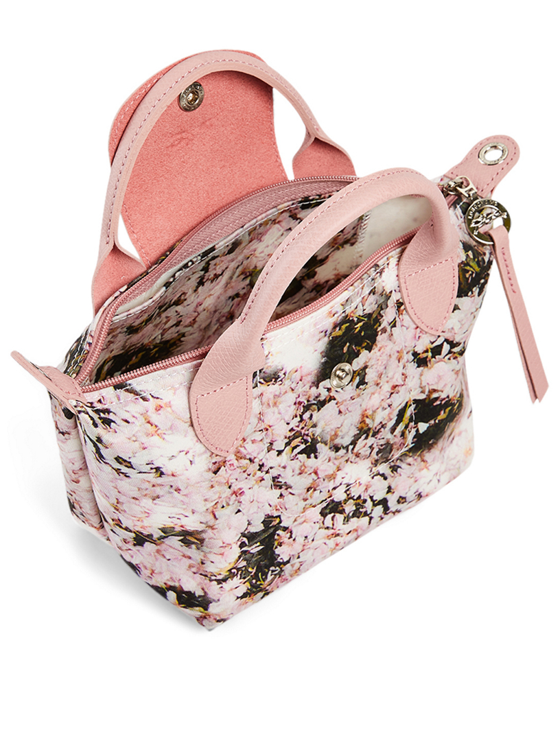 Longchamp Le Pliage Bouquet-Print Cosmetic Bag