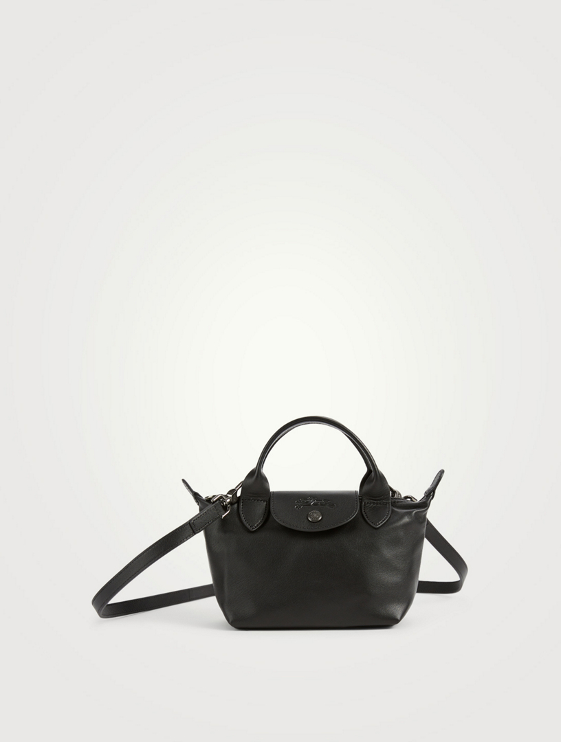 XS Le Pliage Leather Top Handle Bag