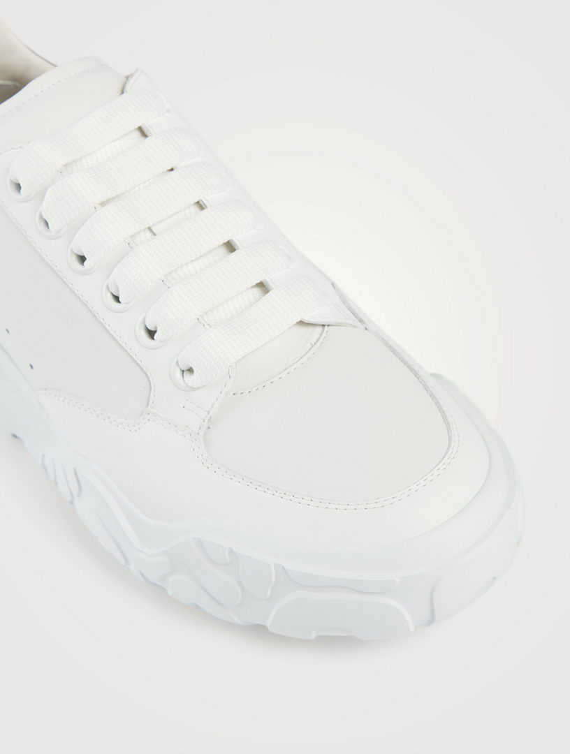 Oversized Leather Court Sneakers