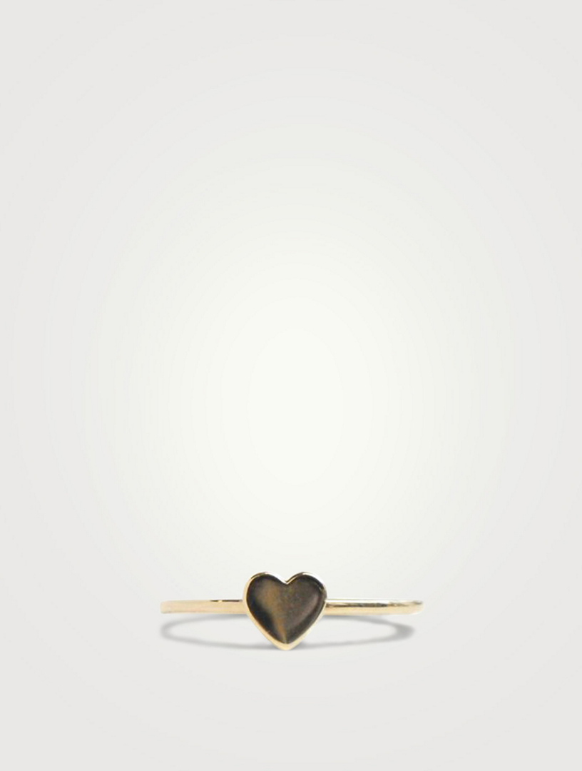 Love Letter 14K Gold Heart Ring