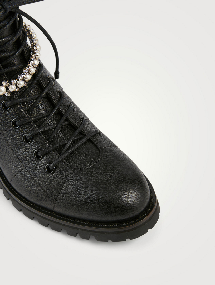 Jimmy choo cruz deals combat boots