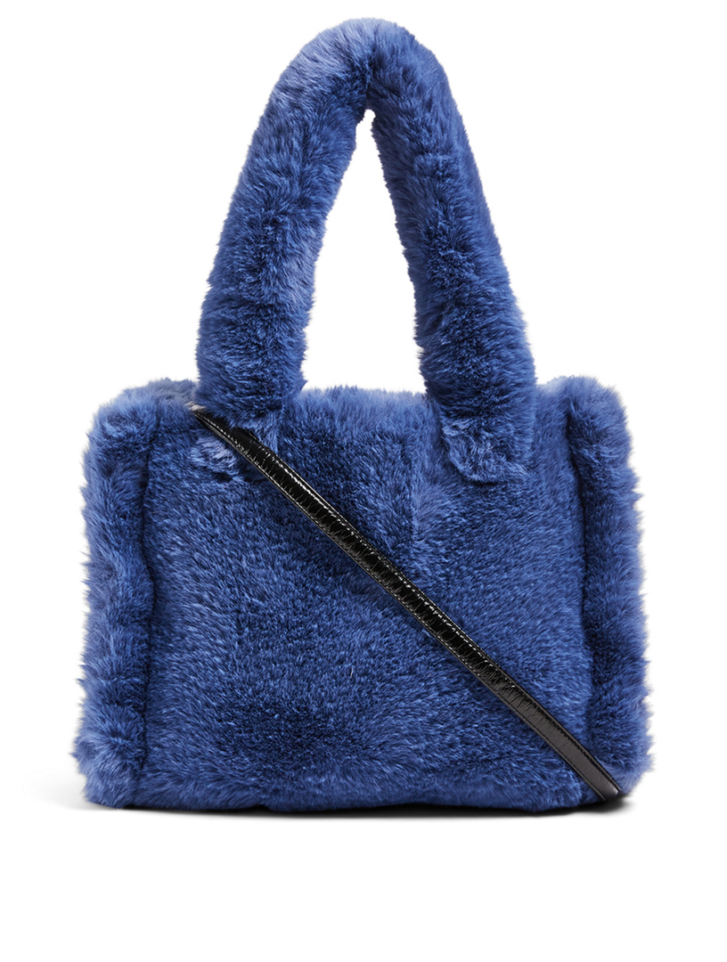 STAND STUDIO Small Liz Faux Fur Tote Bag | Holt Renfrew