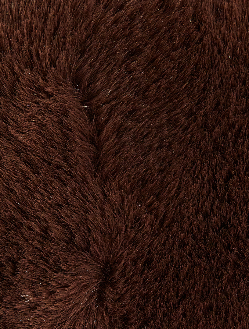 Small Liz Faux Fur Tote Bag