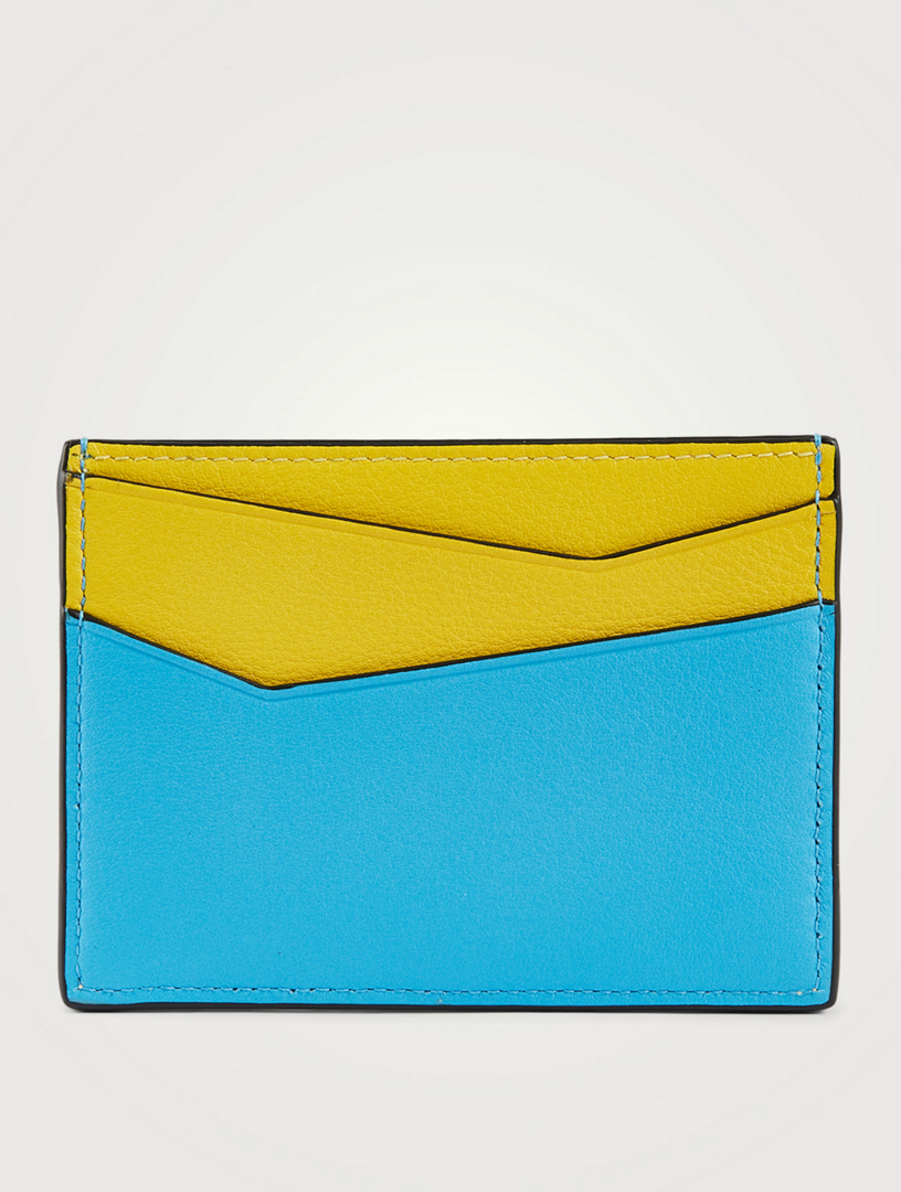 【LOEWE】PUZZLE CARD WALLET LOEWE Puzzle Plain Leather Card Holder | Holt Renfrew