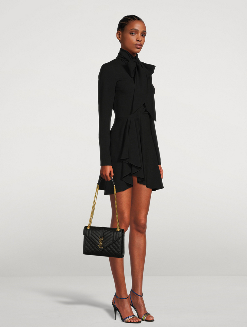 Saint Laurent Medium Ysl Monogram Leather Envelope Bag | Holt Renfrew