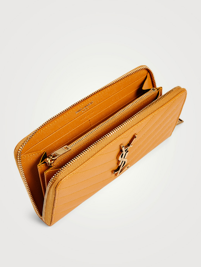 【関税&送料込】Saint Laurent Monogram Continental Wallet SAINT LAURENT YSL Monogram Leather Continental Wallet | Holt