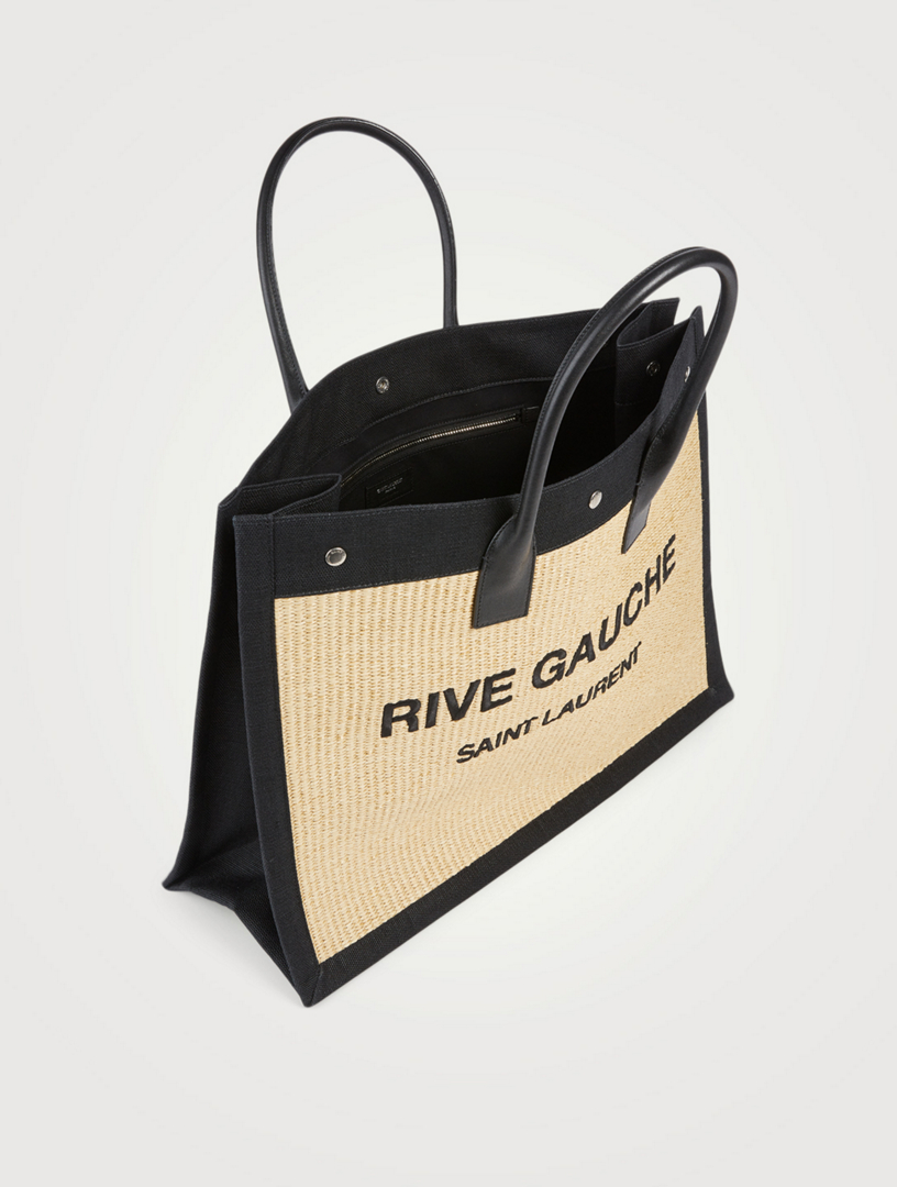 ★関税込★SAINT LAURENT★RIVE GAUCHE TOTE BAG★バッグ ll08642_saint_laurent_black_ri