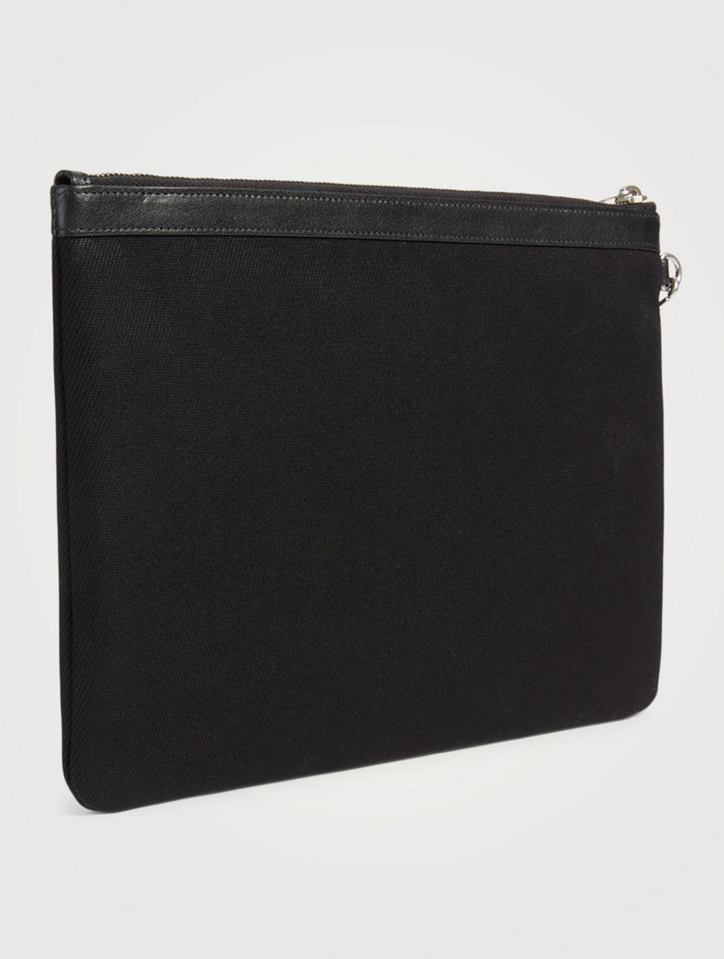 Rive Gauche Canvas Zippered Pouch