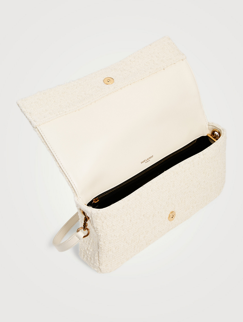 Kate 99 YSL Monogram Bouclé Tweed Wool Baguette Bag