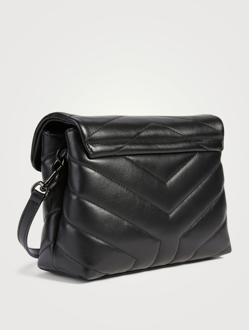 SAINT LAURENT Toy Loulou YSL Monogram Leather Crossbody Bag | Holt Renfrew