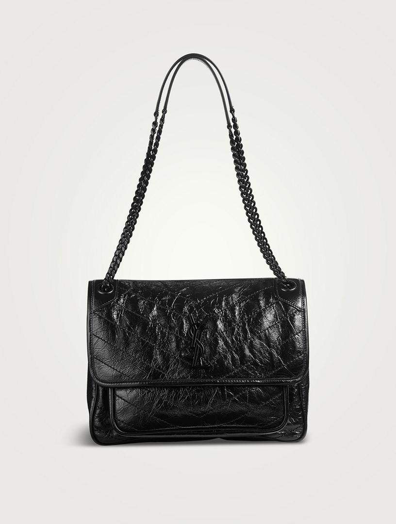 Medium Niki YSL Monogram Leather Satchel Bag