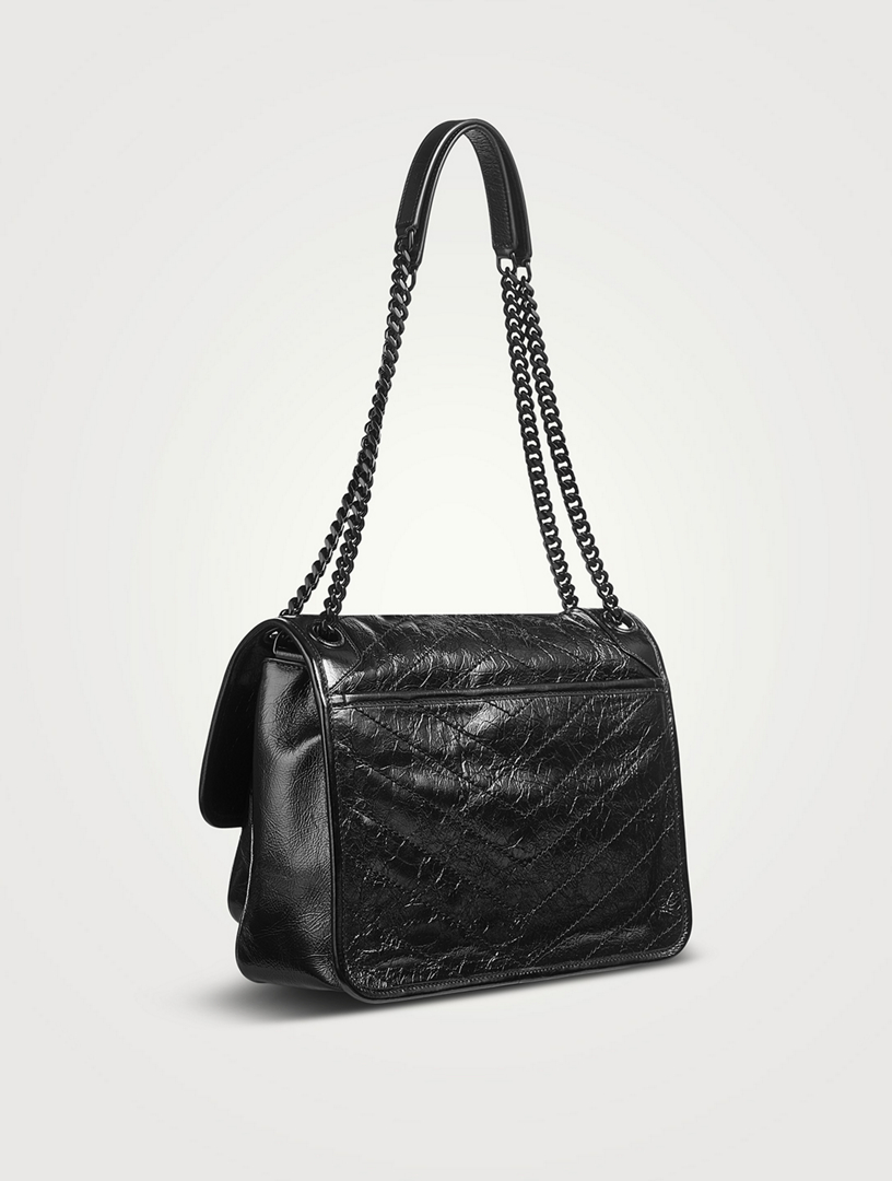 Medium Niki YSL Monogram Leather Satchel Bag