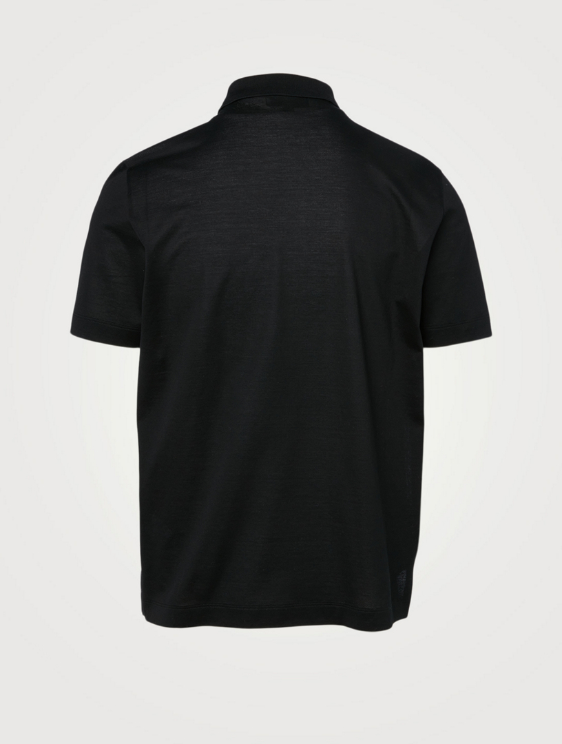 Cotton Short-Sleeve Polo Shirt