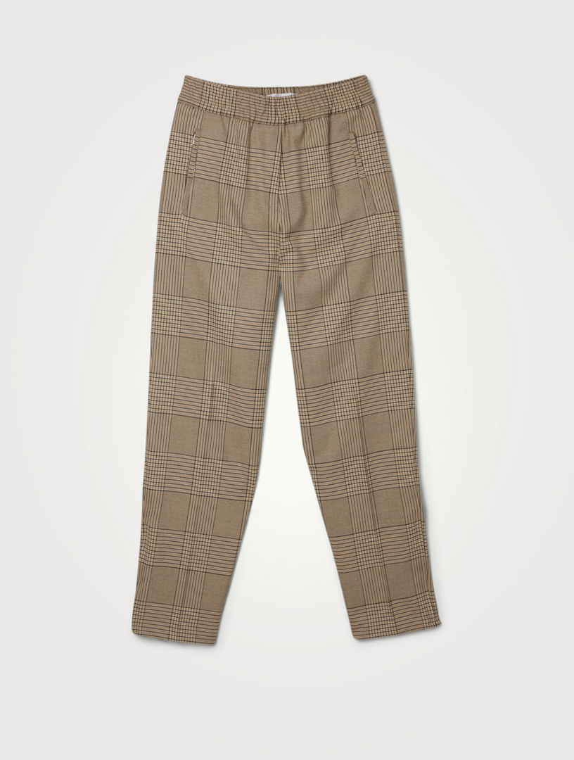 Meg Pants Check Print