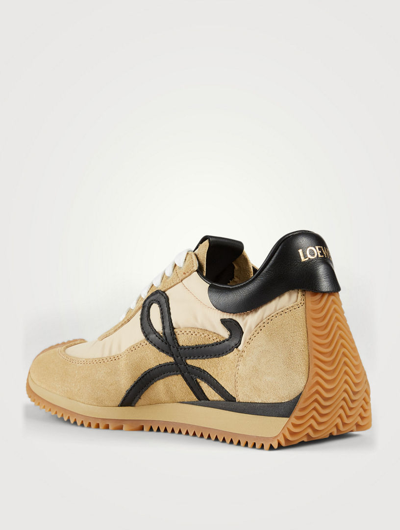 【LOEWE】FLOW RUNNER◆LLSR282X04 Flow Runner 2.0 in nylon and suede Multicolor - LOEWE