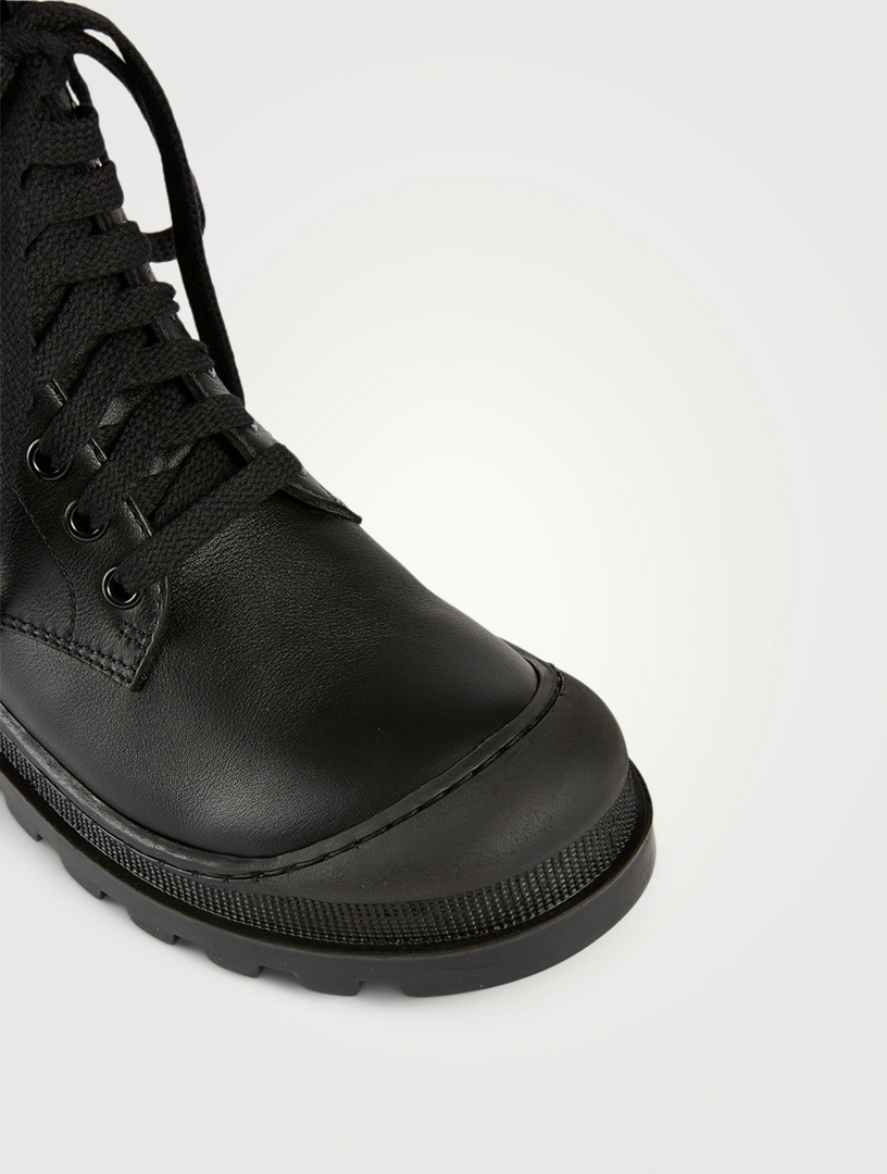 Leather Combat Boots