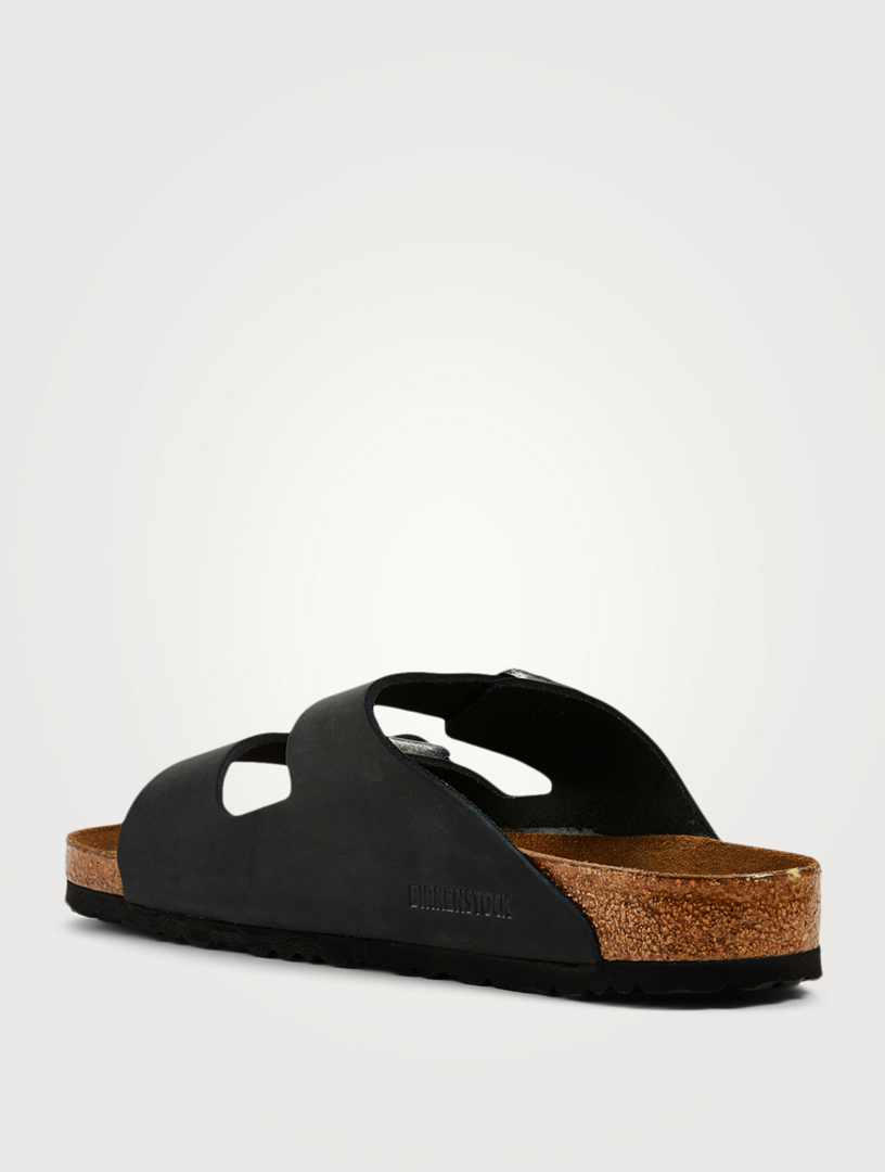 Arizona Soft Footbed Leather Slide Sandals