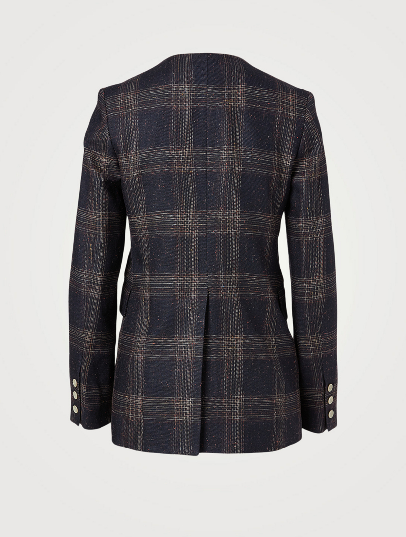 Lisgo Linen And Silk Blazer