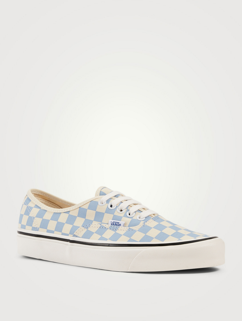 Vans a carreaux bleu hot sale