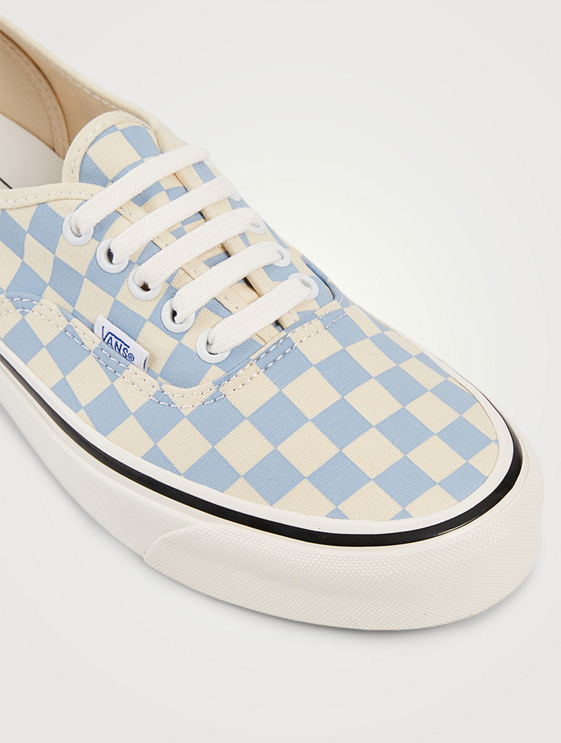 Vans a clearance carreaux bleu