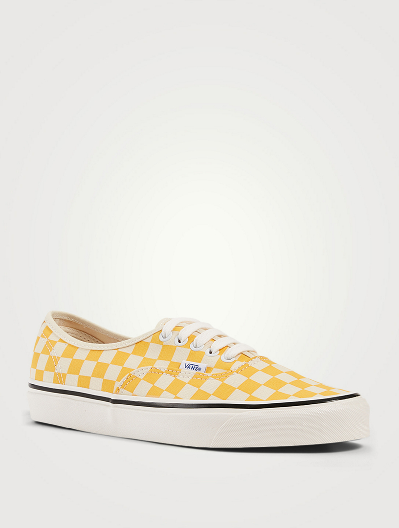 Vans à outlet carreaux jaune