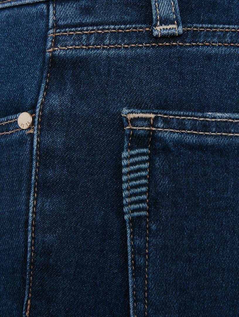Verdugo Skinny Ankle Jeans With Raw Hem