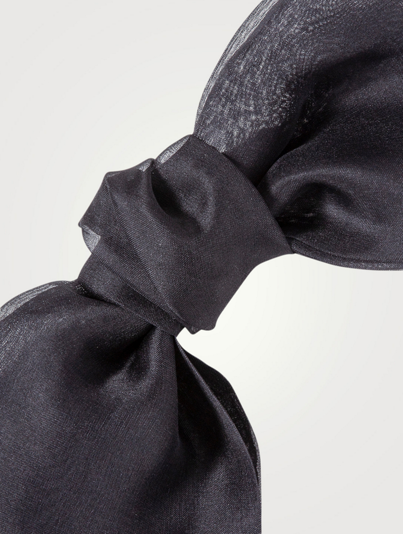Silk Organza Bow Barrette