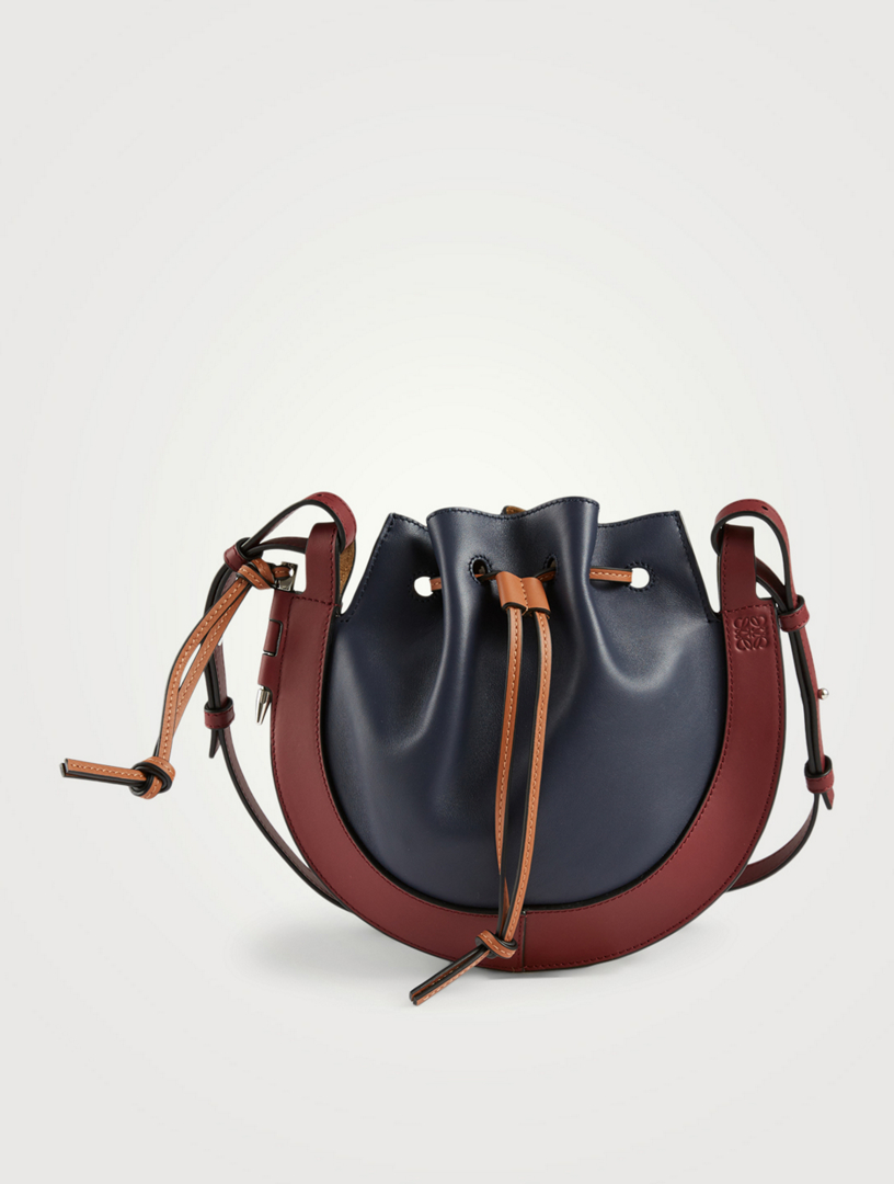 LOEWE Small Horseshoe Leather Bucket Bag Holt Renfrew