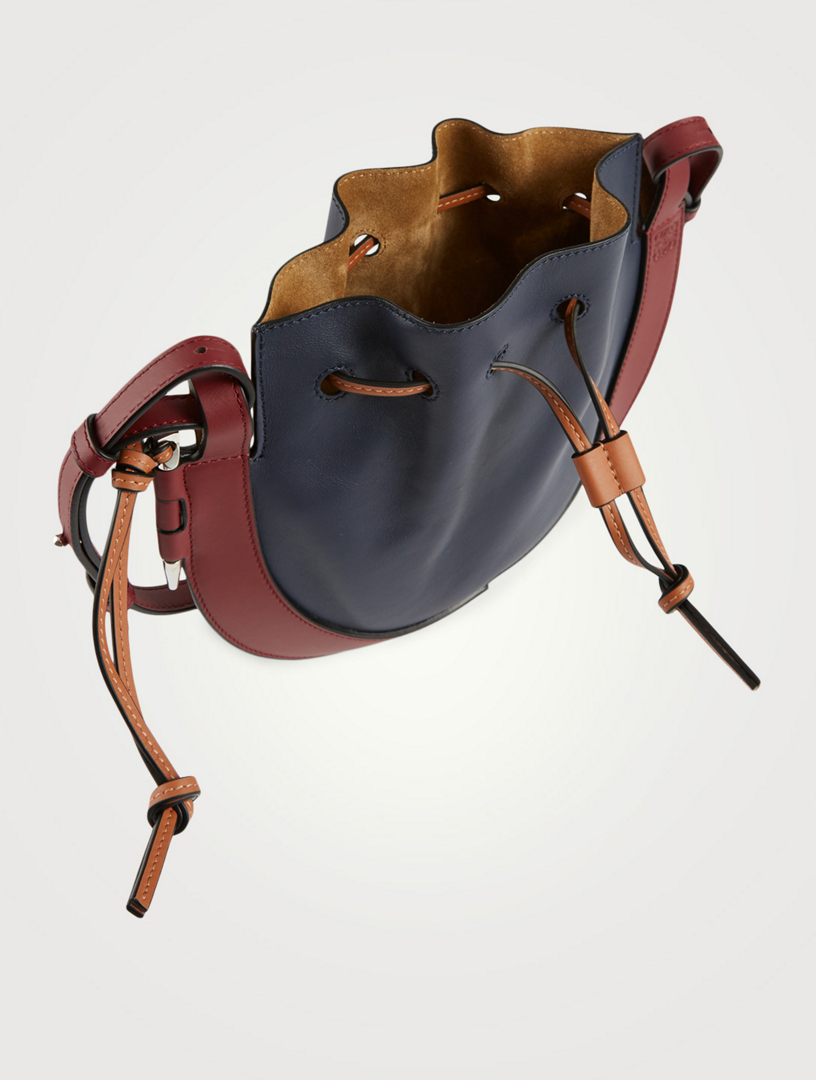 LOEWE Small Horseshoe Leather Bucket Bag Holt Renfrew