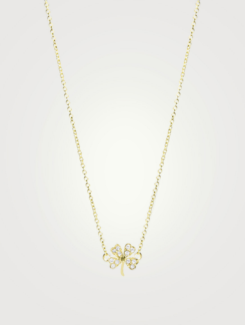 Jennifer Meyer Mini Clover Necklace