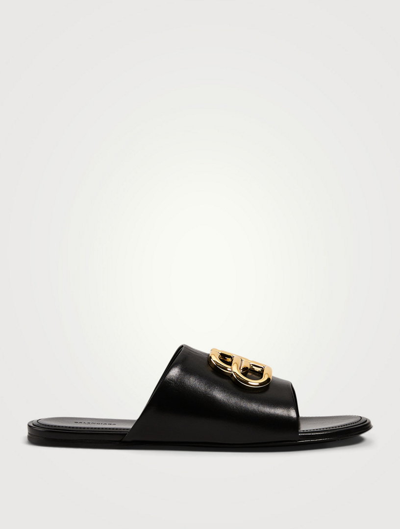 サンダル・ミュール BALENCIAGA OVAL BB SLIDES BALENCIAGA】送料/関税込 OVAL BB SLIDES (BALENCIAGA/サンダル
