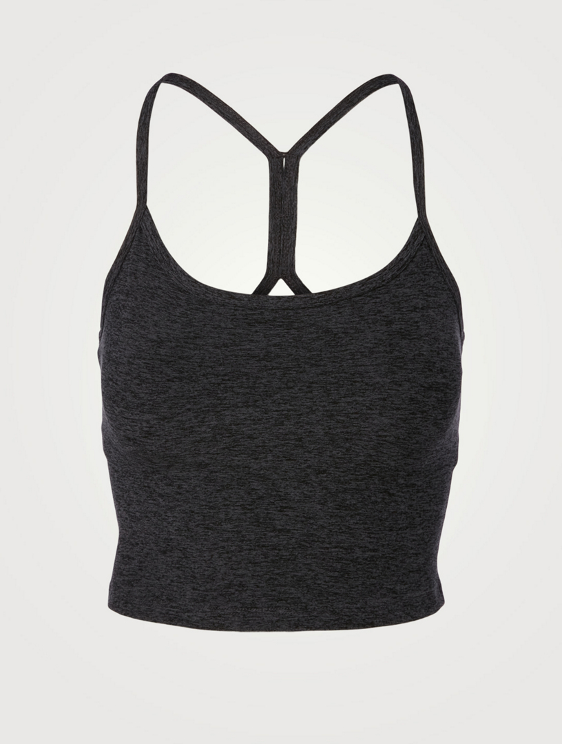 Spacedye Slim Racerback Cropped Tank Top