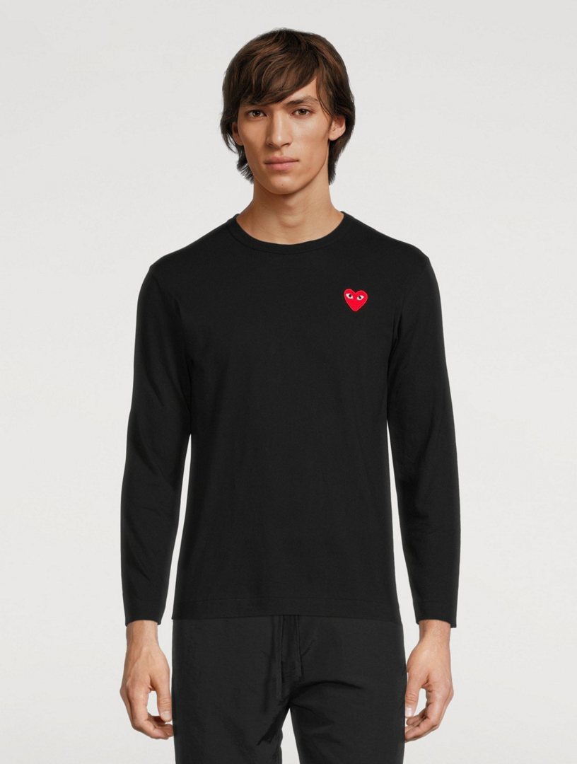 Comme des garcons cheap play black long sleeve