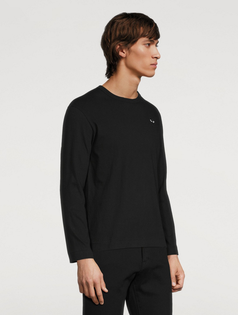 COMME DES GARÇONS PLAY Heart Long Sleeve T-Shirt | Holt Renfrew